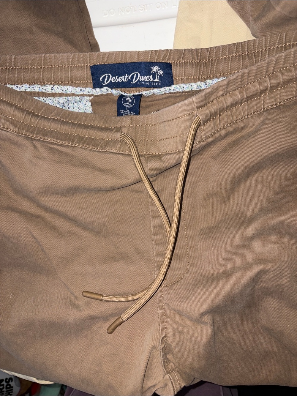 Desert Dunes Men’s Brown Casual Joggers L